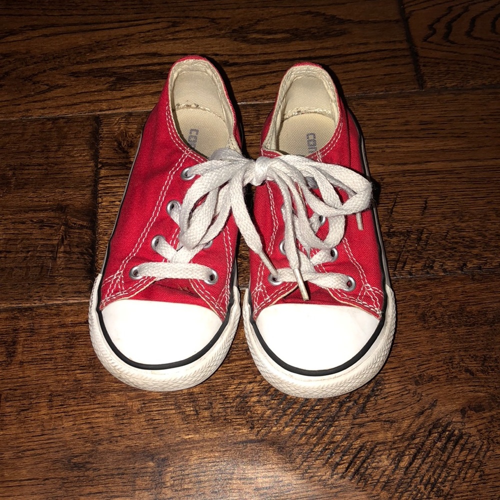 Toddler Girls Red Converse